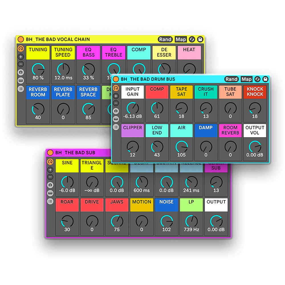 The BAD Ableton Racks - FULL BUNDLE - badhabit