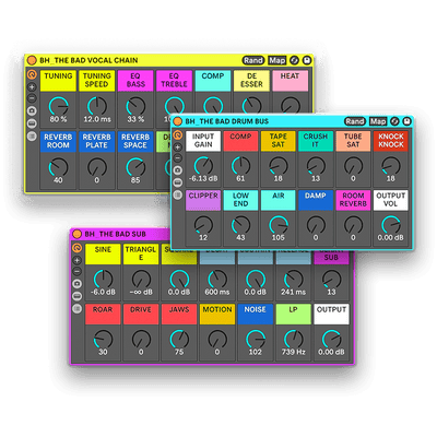 The BAD Ableton Racks - FULL BUNDLE - badhabit