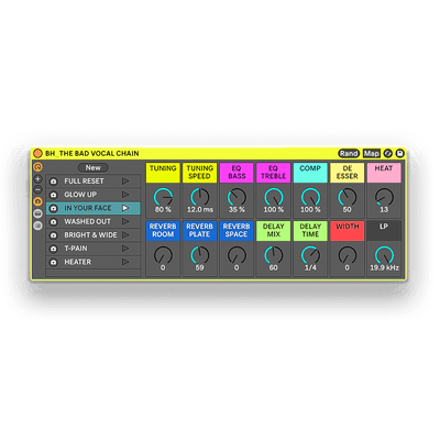The BAD Ableton Racks - FULL BUNDLE - badhabit